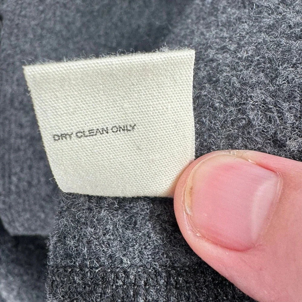 Buck Mason Wool Chore Coat Mens XXL Charcoal Grey 3-Button Blazer Jacket